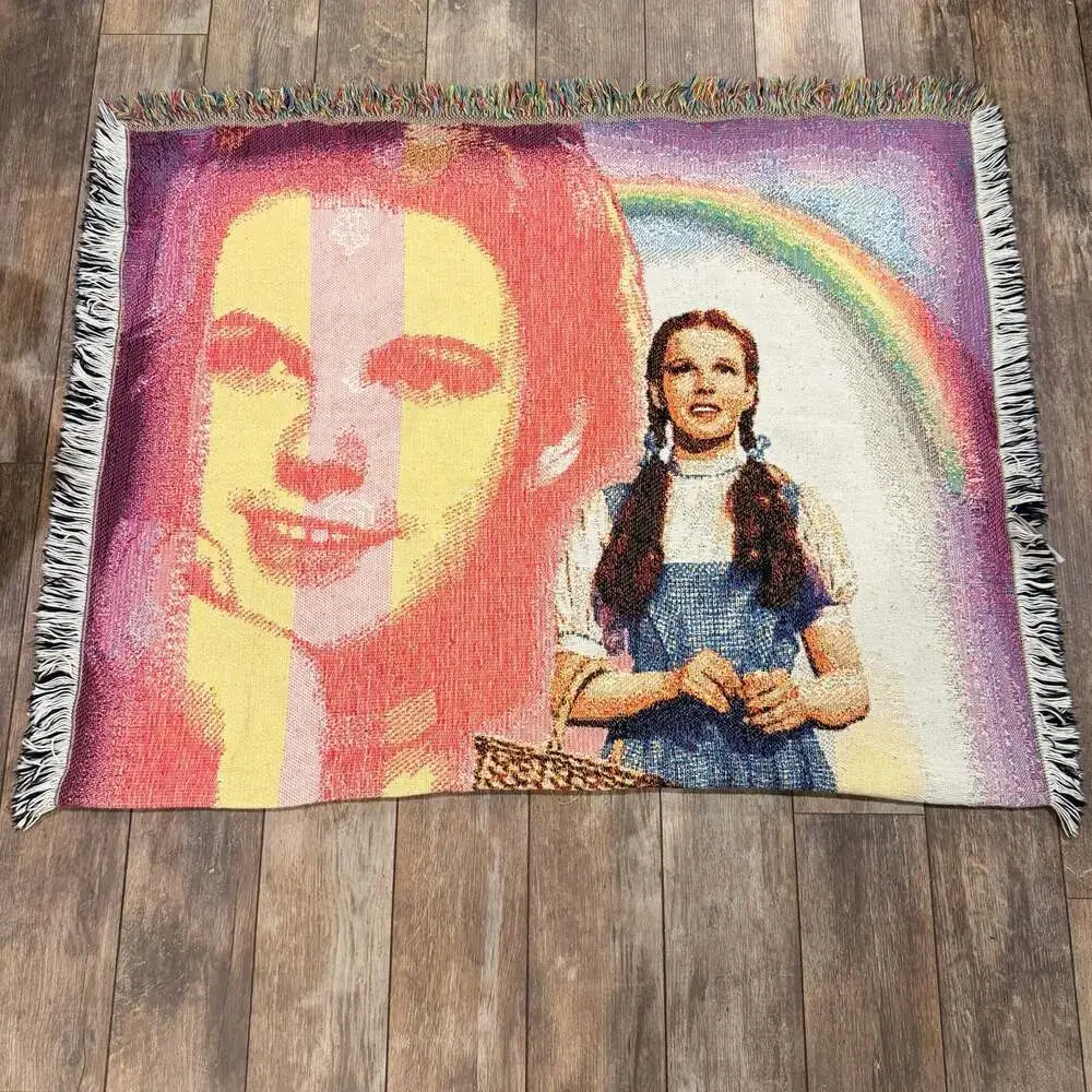 The Wizard of Oz Judy Garland Woven Tapestry Throw Blanket Mohawk Home